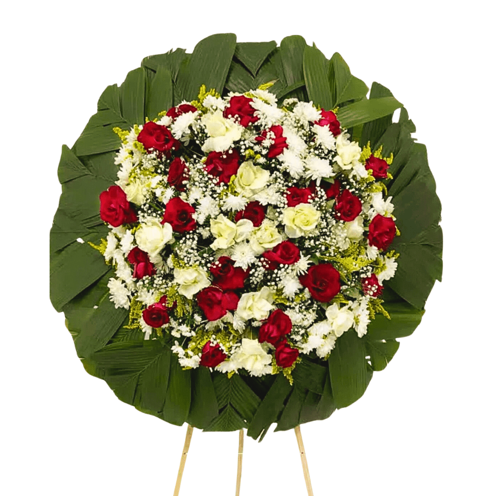 Coroa de Flores - Média - Vermelha
